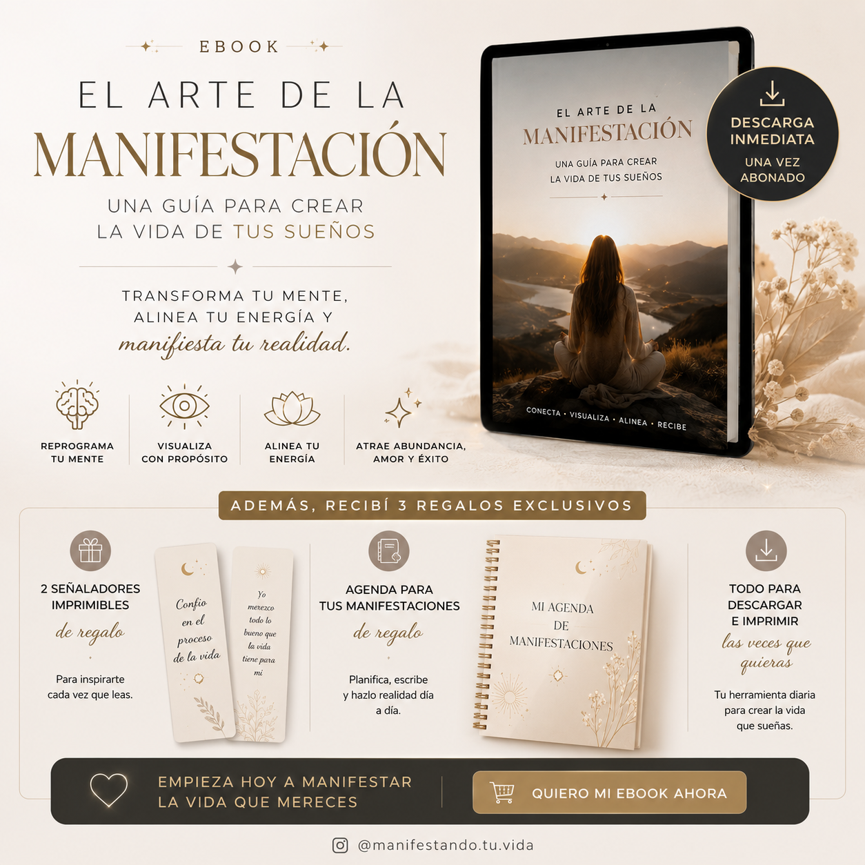 El arte de la manifestación-Una guía para crear la vida  de tus sueños
